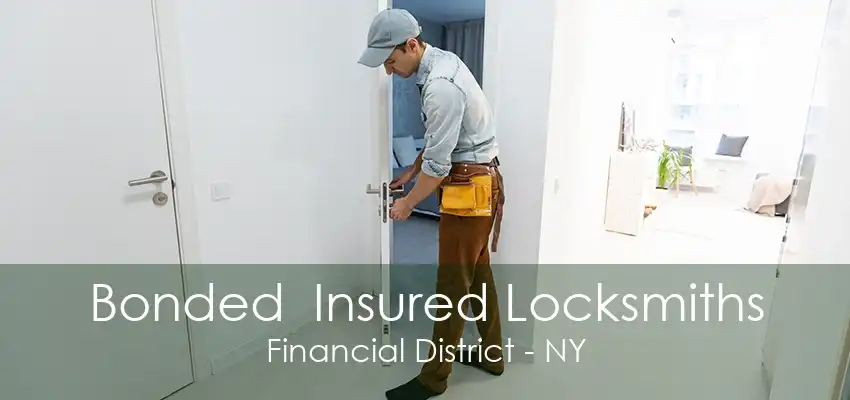 Bonded  Insured Locksmiths Financial District - NY