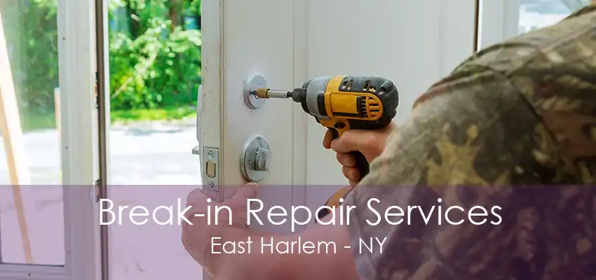 Break-in Repair Services East Harlem - NY