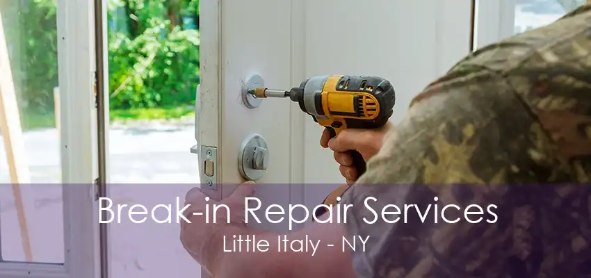 Break-in Repair Services Little Italy - NY