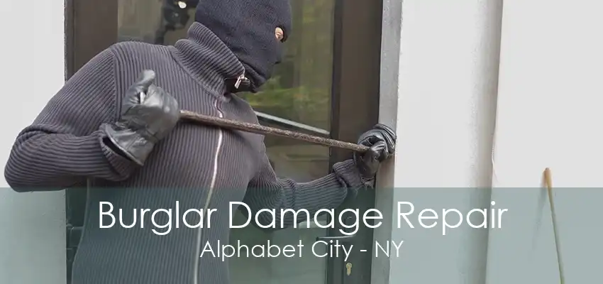 Burglar Damage Repair Alphabet City - NY