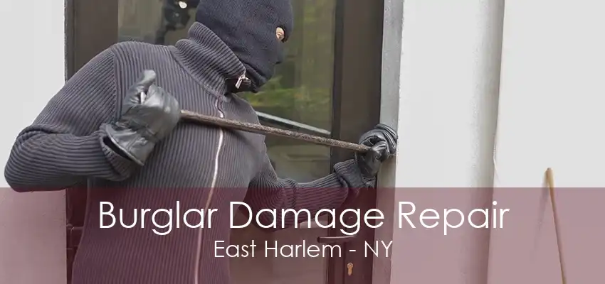 Burglar Damage Repair East Harlem - NY