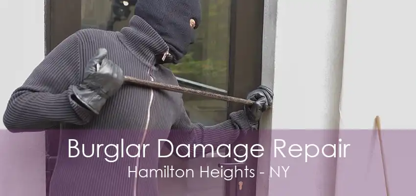 Burglar Damage Repair Hamilton Heights - NY