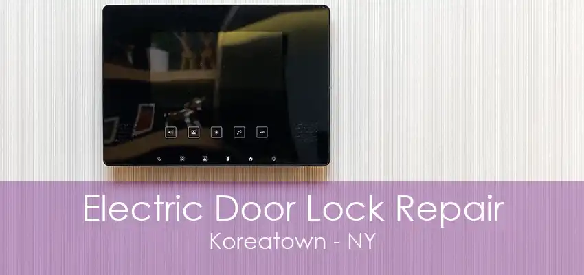 Electric Door Lock Repair Koreatown - NY