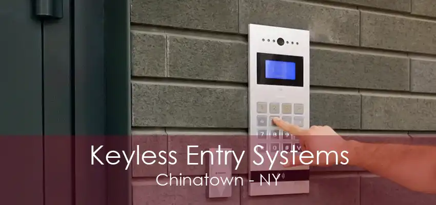 Keyless Entry Systems Chinatown - NY