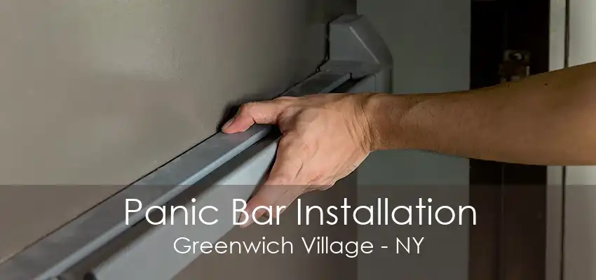 Panic Bar Installation Greenwich Village - NY