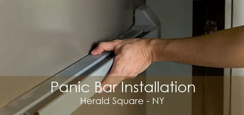 Panic Bar Installation Herald Square - NY