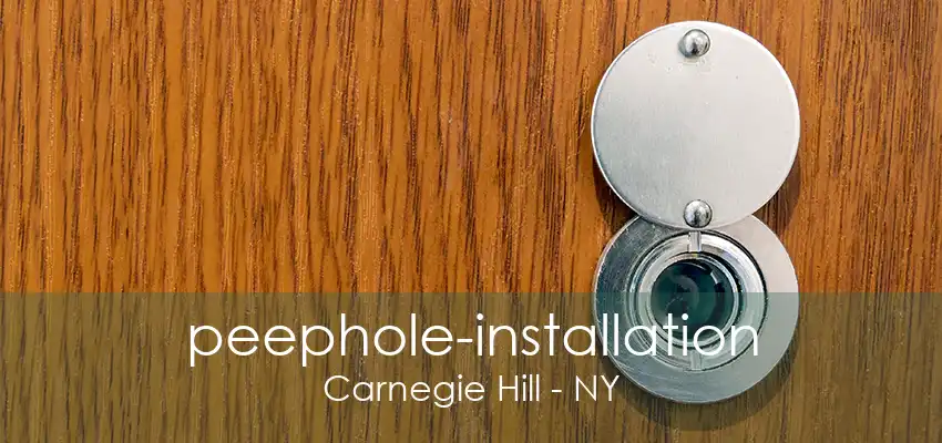 peephole-installation Carnegie Hill - NY