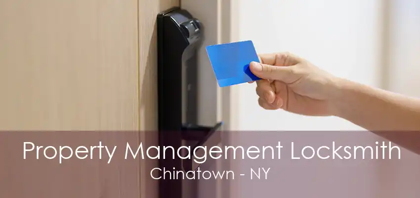 Property Management Locksmith Chinatown - NY