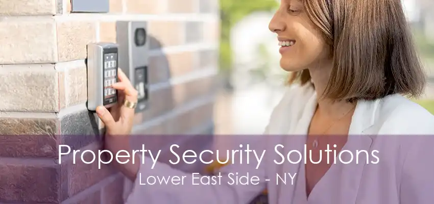 Property Security Solutions Lower East Side - NY