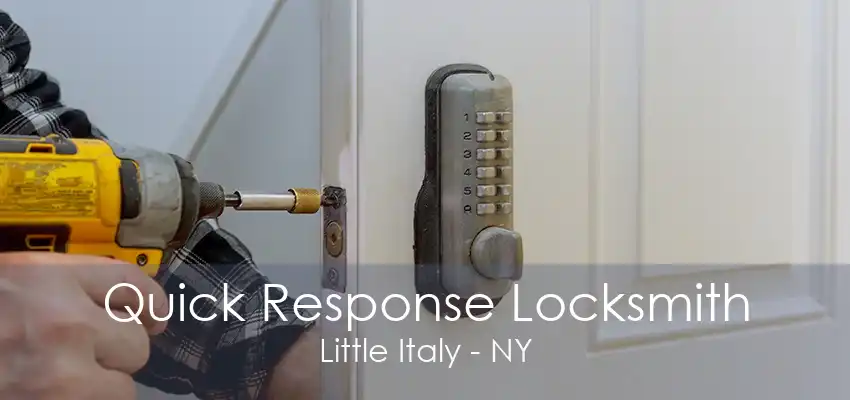 Quick Response Locksmith Little Italy - NY