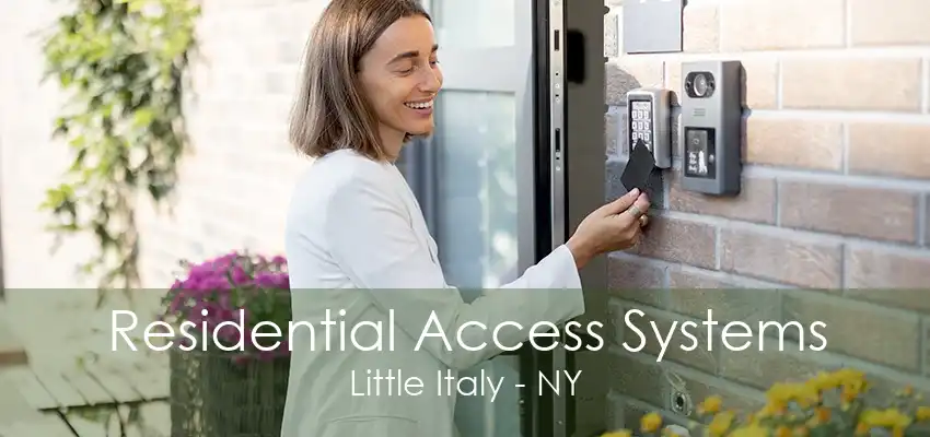 Residential Access Systems Little Italy - NY